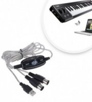 USB MIDI kábel USB MIDI adaptér