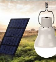 Solárna lampa, kempingová lampa, stanová lampa, prenosná LED lampa