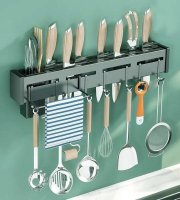 Kovová kuchynská polica, organizér