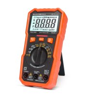 Digitálny multimeter s testerom batérií + funkciou pracovného svetla