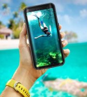 Vodotesné a nárazuvzdorné puzdro Galaxy S9 Ružové