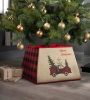 Obrus pod vianočný strom - auto - 55 x 26 cm