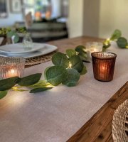 LED dekorácia - 20 LED - 2 m - teplá biela