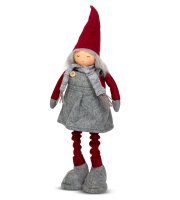 Vianočný textilný trpaslík - 60 cm