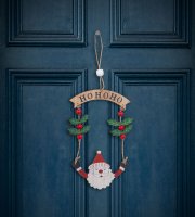 Vianočná dekorácia - Drevo, mikuláš - 13 x 17 cm