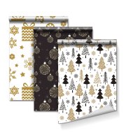 Baliaci papier - 3 druhy - 70 gsm - 70 x 150 cm