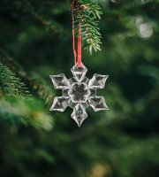 Vianočná ozdoba - sada akrylových cencúlov - 6 ks / balenie