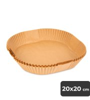 Air fryer papier na pečenie - do teplovzdušnej fritézy - štvorec - 20 cm - 50 ks / balenie