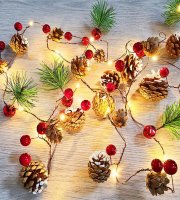 Vianočná dekorácia, svetelný reťazec