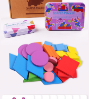 Logická obrázková puzzle hra Tvary