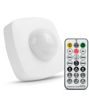 Pohybový senzor s diaľkovým ovládačom - 360° - max 10 m - max 2000W - IP65