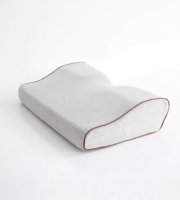 Ergonomický vankúš z pamäťovej peny sivý