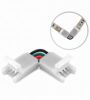 Sada spínačov RGB LED pásikov 4 pin 10 mm ''L''