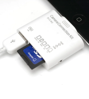 Lightning adaptér s USB pripojením a čítačkou kariet