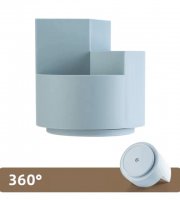 Otočný stojan na písacie potreby Modrý