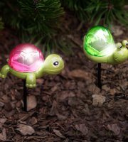 Zapichovací solár - viac druhov - biela LED - 10 x 6 x 15 cm
