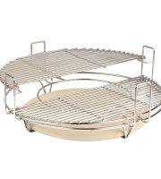 M grilovací roštový systém + deflektor / nepriame pečiaci kameň