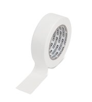 Maskovacia páska - s lepidlom na báze rozpúšťadla - 50 m x 30 mm - biela