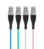 Dátový kábel - microUSB  4 farby - 2 m