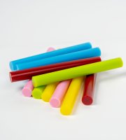 Náplň do lepiacej pištole - 11 x 100 mm - macaronová farba - 10 ks / balenie 