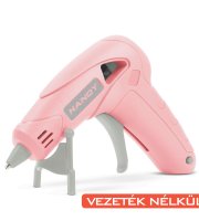 Lepiaca pištoľ - s akumulátorom, Type-C - 7 mm - 10 W - ružová