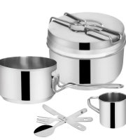 Orion Kempingová súprava 7-dielna inox 111308