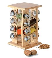 Orion Stojan na koreničky s dreveným stojanom 16 ks 123919