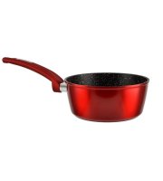 Metal Red Line nepriľnavý hliníkový kastról bez pokrievky 18 cm indukčný