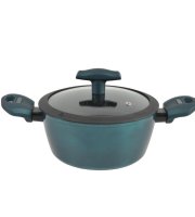 Sea Line nepriľnavý hliníkový hrniec so sklenenou pokrievkou 20 cm, 3,2 l, indukčný