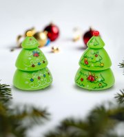 Naťahovací kotúľajúci vianočný storm - 6 x 5 x 4 cm 