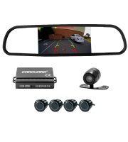 Továrenská kamera a radarový set - s obrazovkou v spätnom zrkadle