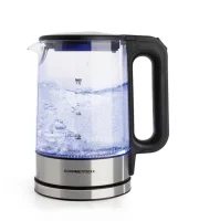 GOURMETMAXX Bezdrôtová sklenená rýchlovarná kanvica 1,7L 2200W