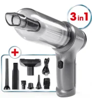 Cleanmaxx cyklónový akumulátorový ručný vysávač v 9-dielnej sade 7,4V