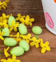 Veľkonočná dekorácia - sada vajíčok - 3 druhy - 3 cm - 36 ks / balenie