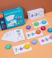 Montessori drevená edukatívna hra – matematické operácie