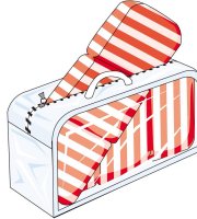 Poťah na úložný box na záhradné vankúše 130*60*35 cm