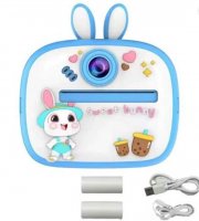 Detský digitálny mini fotoaparát s motívom zajačika