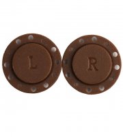 Neviditeľný plastový magnetický gombík Hnedý