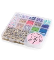 Súprava na výrobu náramkov s viacfarebnými korálkami