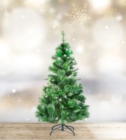 Umelý stromček - 150 cm - PVC - zasnežený