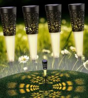 LED solárna lampa - 5 LED - zapichovacia - 600 mAh