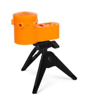 Mini laserový vodovážny prístroj so statívom – 105 x 50 x 60 mm – 3 x AG13