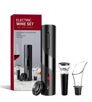 Elektrický otvárač na víno set