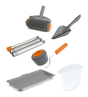 Maliarsky valček s nádržou na dávkovanie farby  6 častí