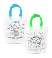 Darčeková taška na vyfarbenie – so 4 fixkami – 24 x 22 cm – 2 druhy