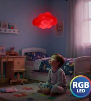 Kúzelná oblačná lampa - 16 RGB LED - 3 x AAA - 25 x 20 x 15 cm