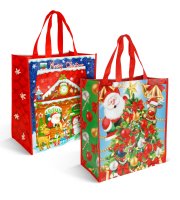 Vianočná darčeková taška - 35 x 39 x 18 cm - 2 druhy