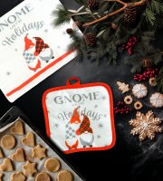 Vianočná súprava – utierka a chňapka – škriatok