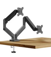 Monitor& TV konzola - s dvojtým ramenom, teleskopická - s pripevnením na stôl - 45 cm, 32