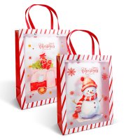 Vianočná darčeková taška - 32 x 25 x 11 cm - 2 druhy